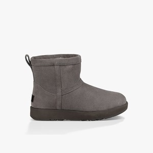 Ugg Classic Mini Waterproof Women All-Weather Boots Grey (6952KCSBD)